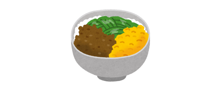 三色丼