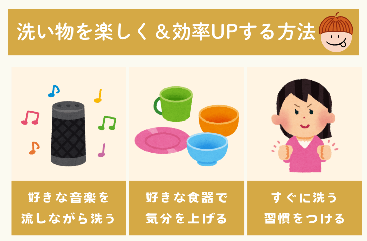 めんどくさい洗い物を楽しく＆効率UPする方法