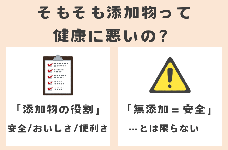 そもそも添加物って健康に悪いの?
