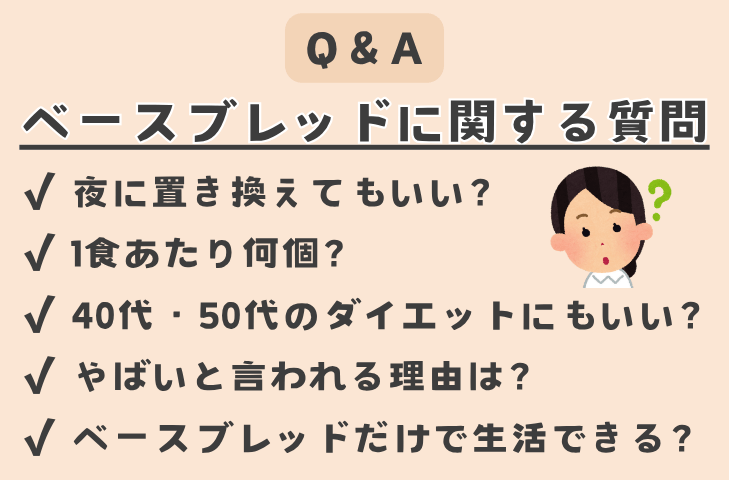 ベースブレッドに関するよくある質問